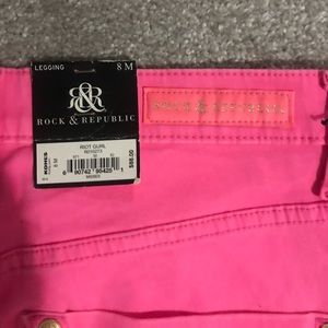 Rock and Republic jeans pink, new